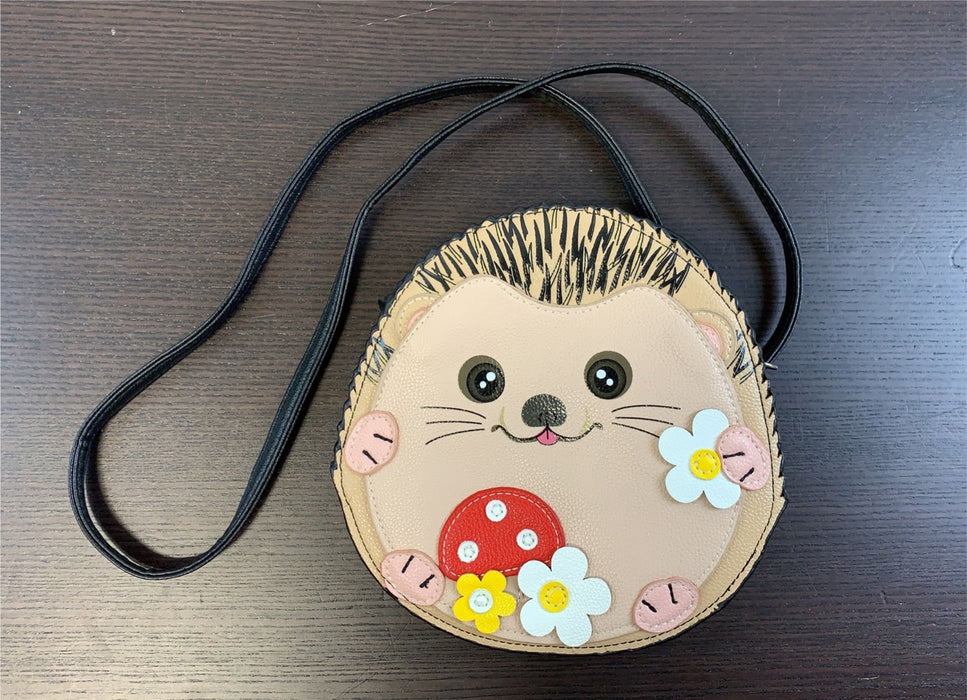 used Sleepyville Critters Purse, Hedgehog