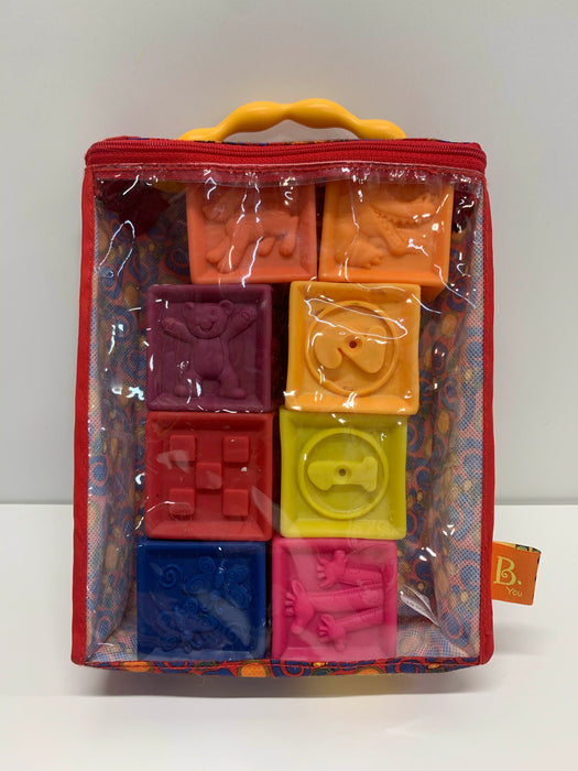 used B. Toys One Two Squeeze Blocks