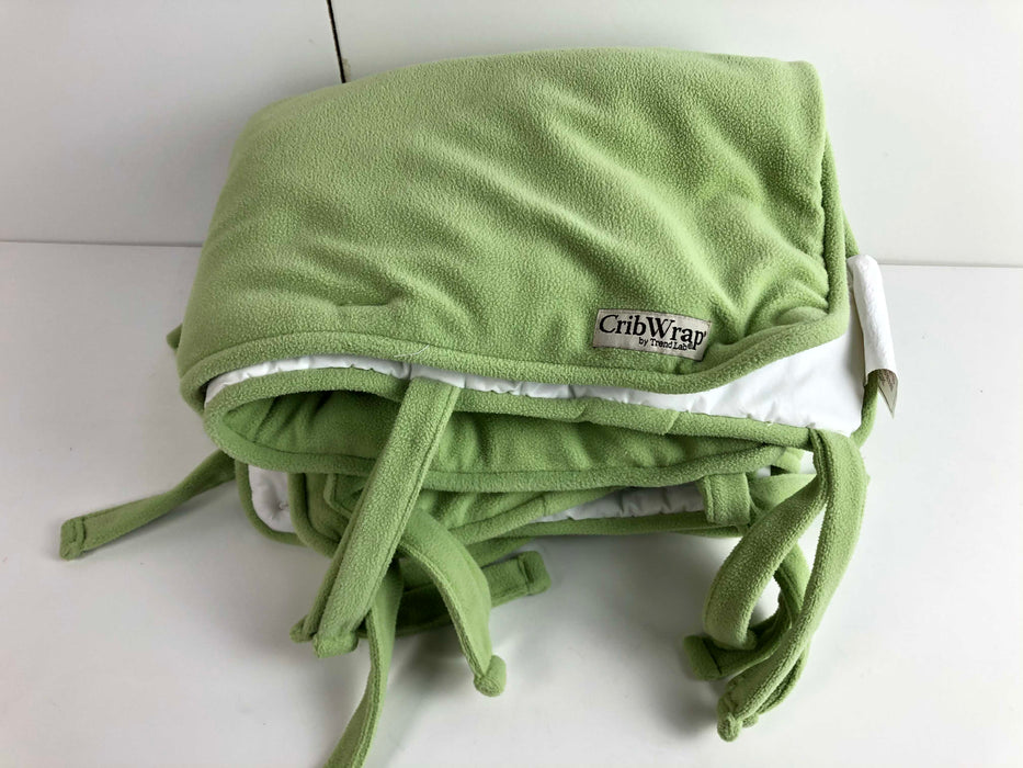 used Trend Lab Fleece CribWrap Rail Covers