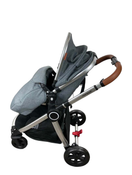 secondhand Mompush Ultimate 2 Baby Stroller, 2022, Grey with Silver Frame