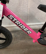 secondhand Strider Balance Bike 12 Pro, Pink