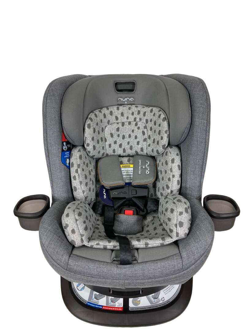 Nuna Revv Rotating Convertible Car Seat, 2022, Brushstroke Dot