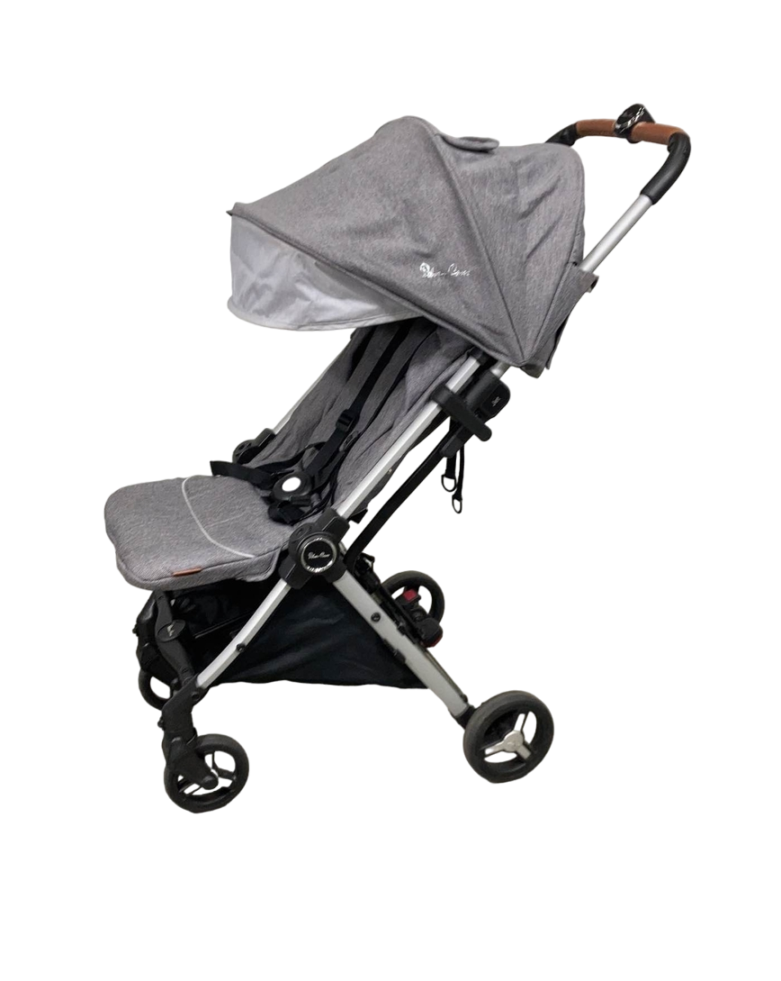 Silver Cross Jet Compact Stroller, 2020, Sterling Silver