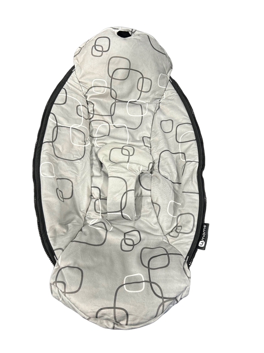 secondhand 4moms MamaRoo Seat Fabric, Silver Plush, 1037