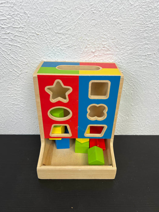 Shop Melissa & Doug Color Blocks Wooden Shape Sorter at GoodBuy Gear