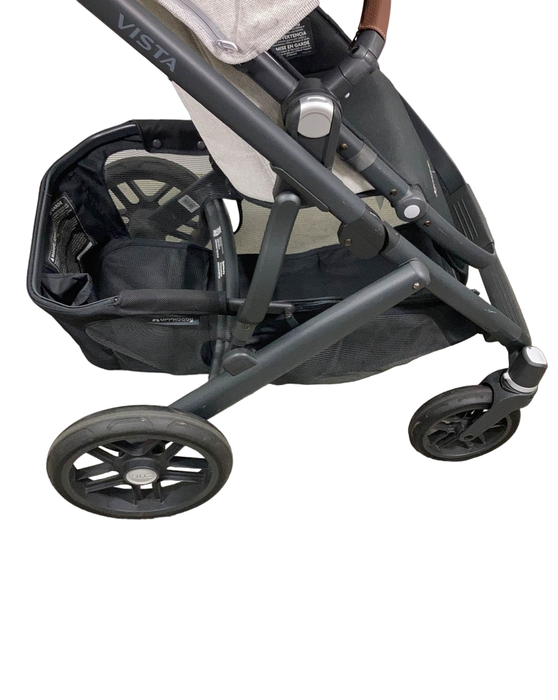 secondhand UPPAbaby VISTA V2 Stroller, 2022, Anthony (White & Grey Chenille)