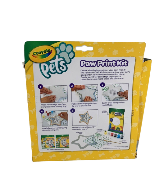 secondhand Crayola Pet Paw Print Kit