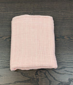 used Baby Blanket, Pink Muslin