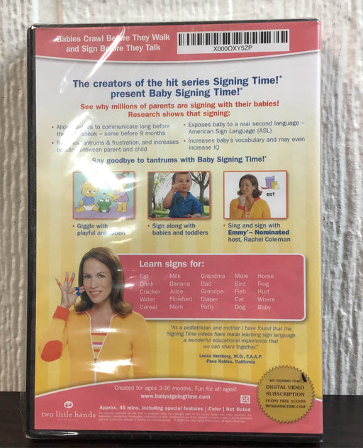 secondhand Baby Signing Time DVD Volume 1