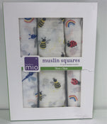 used Bambino Mio Muslin Squares 3 Pack, Bug’s Life