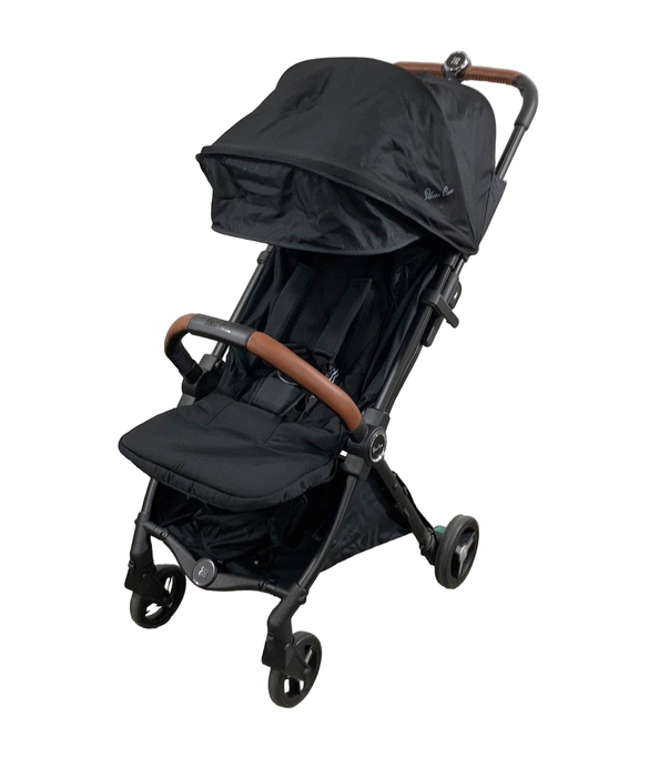 used Silver Cross Jet 3 Super Compact Stroller, Black, 2022