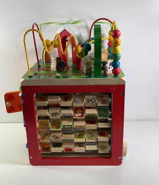 used Battat Wooden Activity Cube