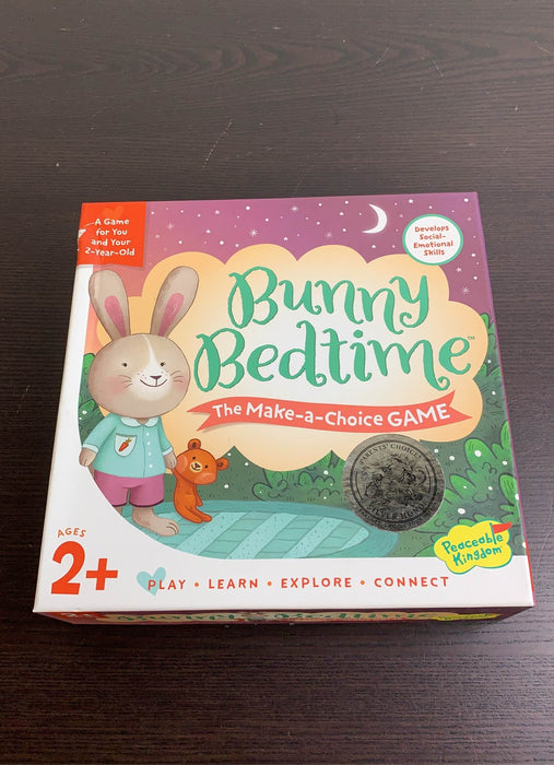 used Peaceable Kingdom Bunny Bedtime The Make a Choice Game