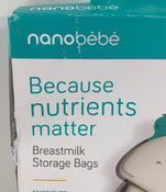 Shop Nanobébé Breastmilk Storage Bags 50-Pack at GoodBuy Gear