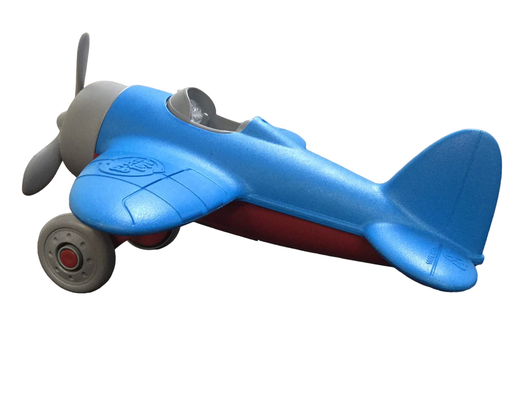 used Green Toys Airplane, Blue