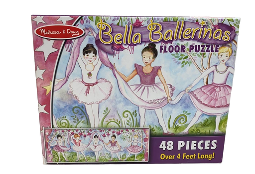 used Melissa & Doug Floor Puzzle, Bella Ballerina