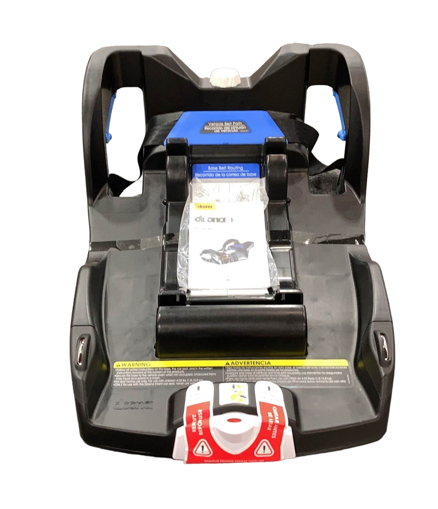 Doona Infant Car Seat & Latch Base - Rear Facing, Car Seat to Stroller in Seconds - US Version, Greyhound