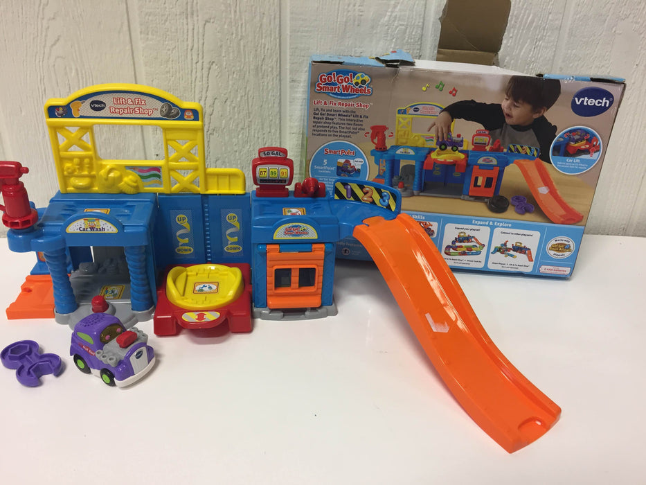 used VTech Go!Go! Smart Wheels Lift And Repair Shop