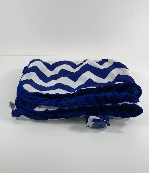 used Carseat Canopy Infant Car Seat Canopy, dark blue and white design