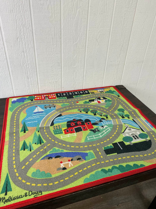 used Melissa & Doug Jumbo Roadway Activity Rug