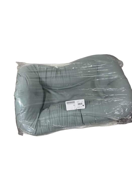 used Snuggle Me Organic Sensory Infant Lounger, Slate