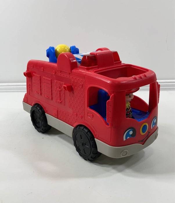 secondhand Fisher Price Little People Lift ‘n Lower Fire Truck