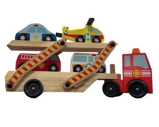 used Melissa & Doug Emergency Vehicle Carrier