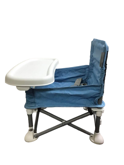 secondhand Summer Infant Pop 'n Sit Portable Booster, Original, Dusty Blue