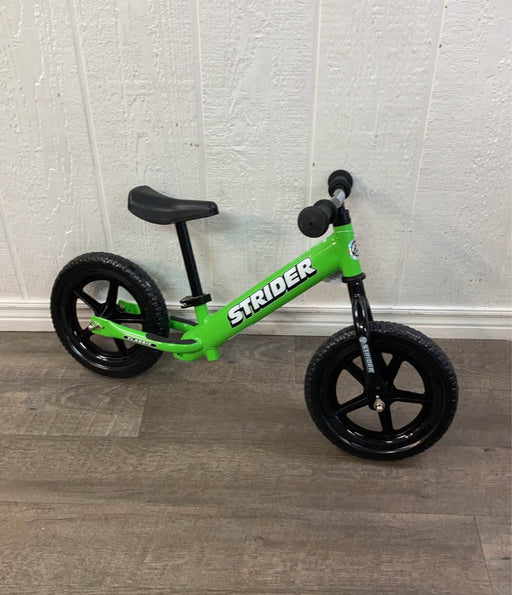 used Strider Balance Bike 12 Classic, Classic 12", Green