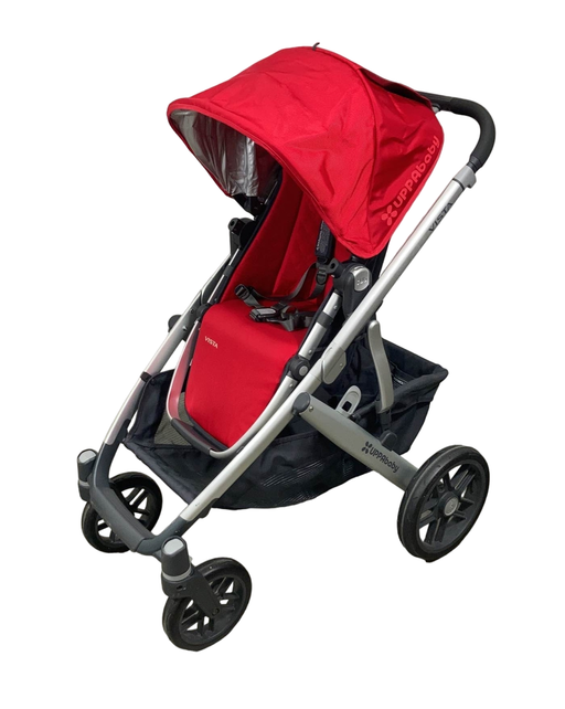 used UPPAbaby VISTA Stroller, Denny (Red Melange), 2015