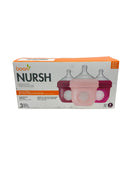 used Boon Nursh Bottles, 3 Pack, Pink, 4oz