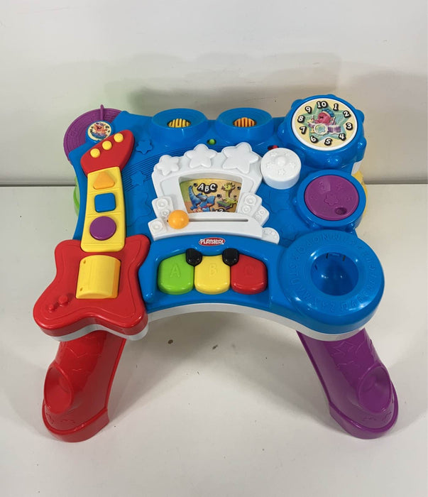 secondhand Playskool Rocktivity Sit To Stand Music Table