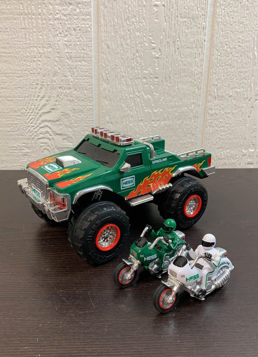 used Hess Monster Truck With Motorcycles