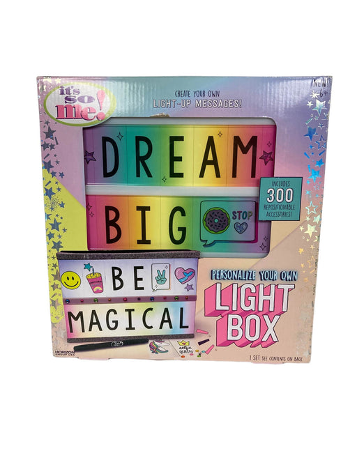 used Horizon Group USA It's So Me! Personalize Your Own Light Box Set