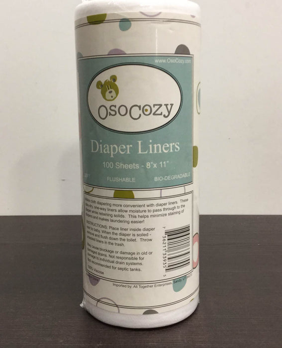 secondhand OsoCozy Diaper Liners