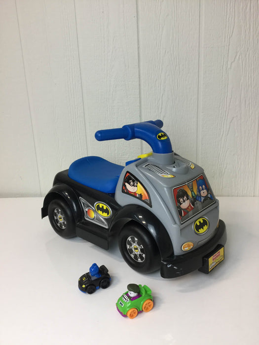 used Fisher Price DC Friends Wheelies Batman Ride-On