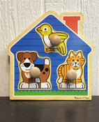 used Melissa & Doug Jumbo Knob Puzzle