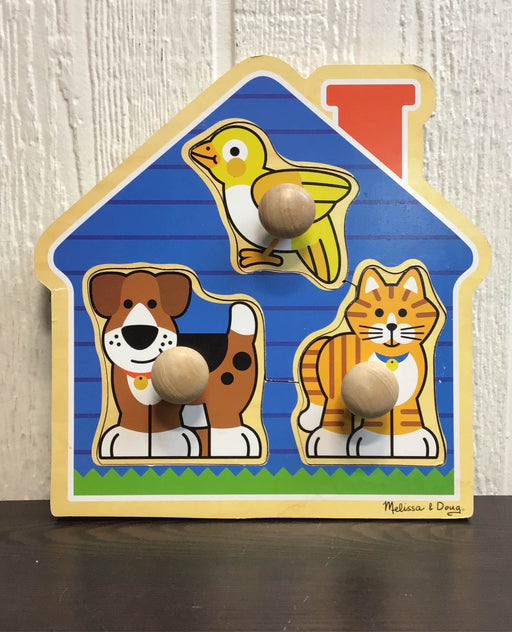 used Melissa & Doug Jumbo Knob Puzzle