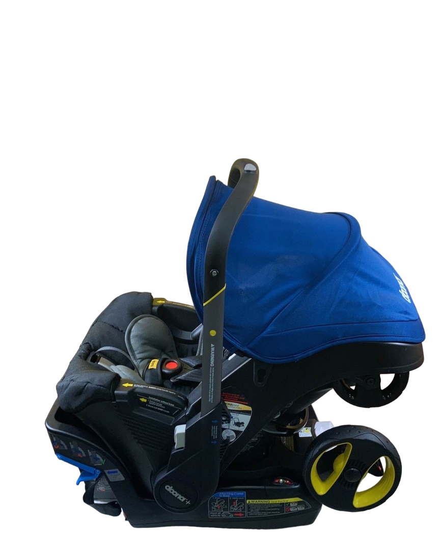 navy blue car seat and stroller Doona Infant Car Seat & Stroller Combo, 2022, Royal Blue