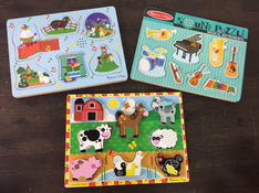 used Melissa & Doug Puzzle Bundle