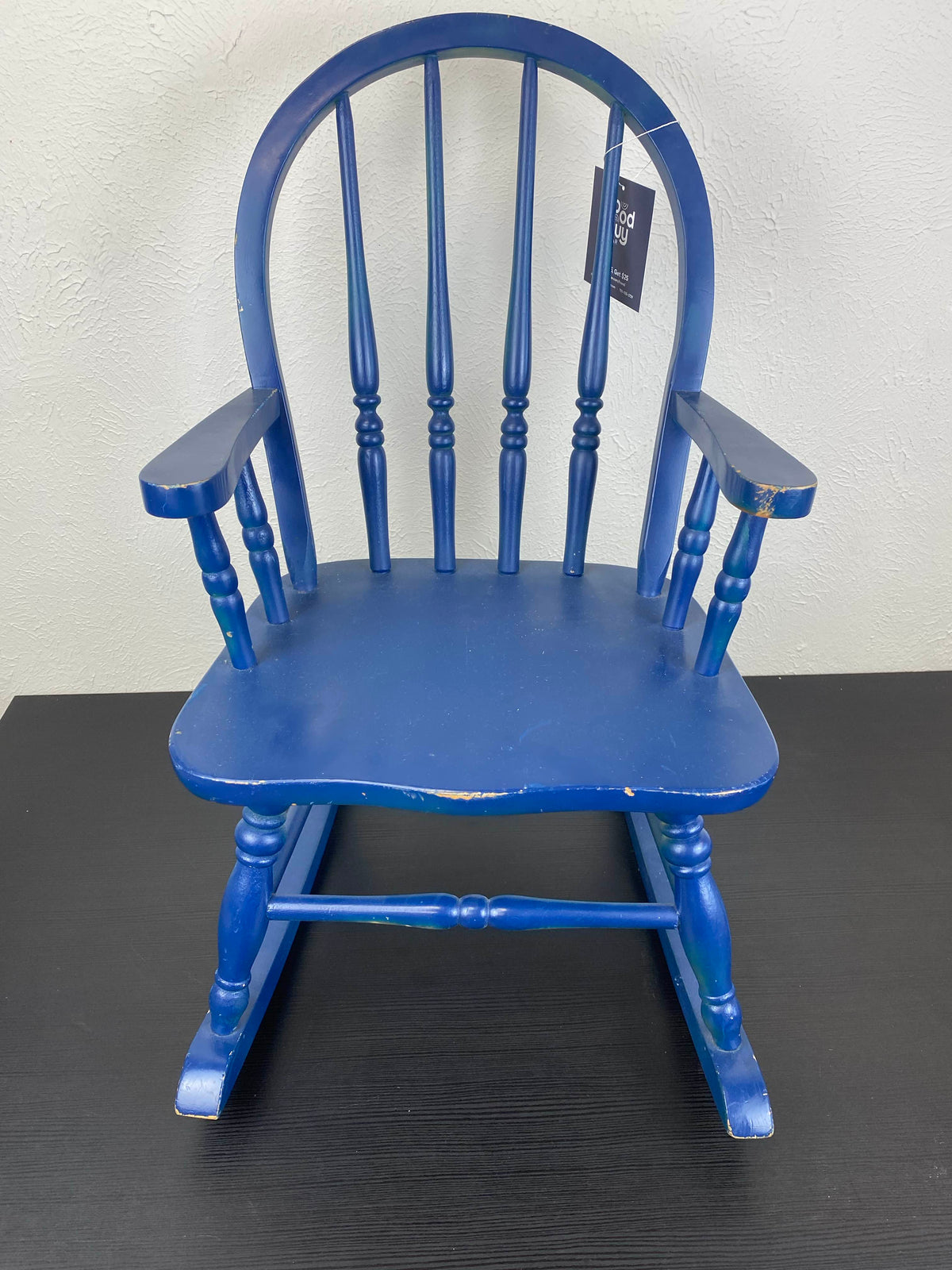 Child’s Wooden Rocking Chair, Blue — GoodBuy Gear