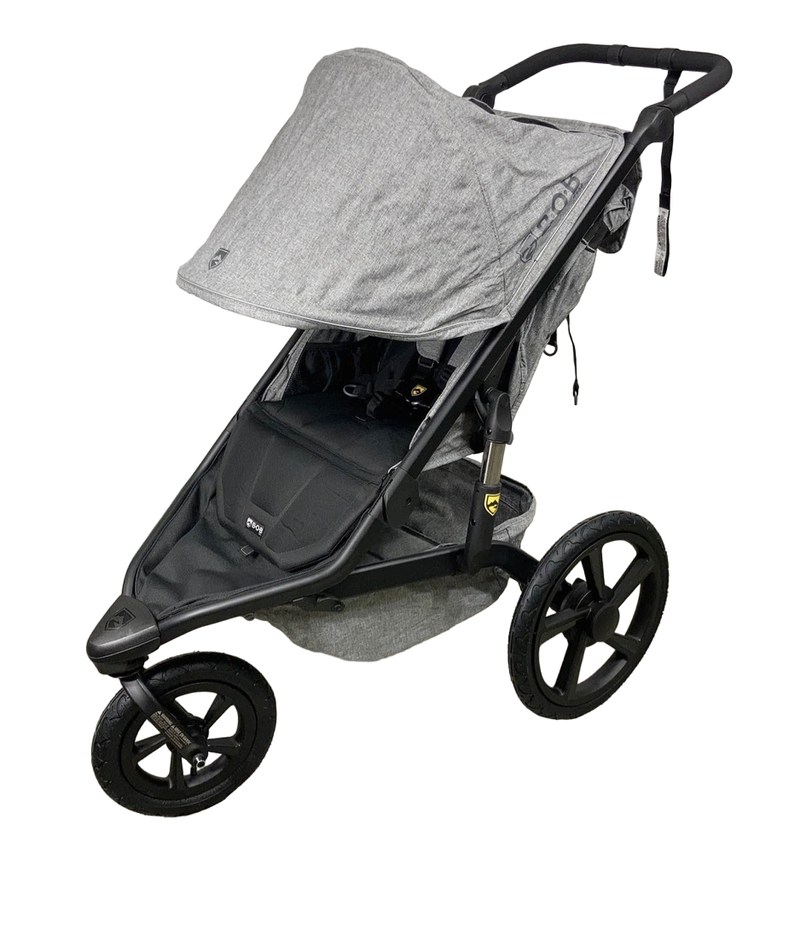 bob gear alterrain jogging stroller melange gray BOB Alterrain Jogging Stroller, 2021, Melange Grey