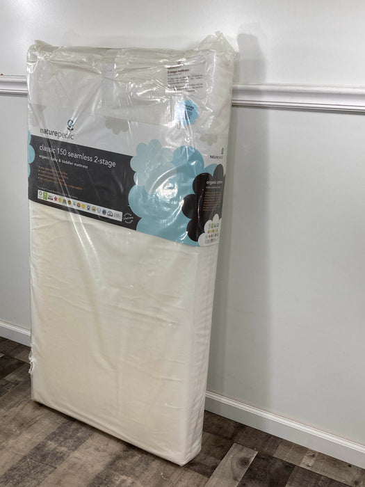 Shop Naturepedic Classic 150 Seamless 2-Stage Organic Baby & Toddler Mattress at GoodBuy Gear