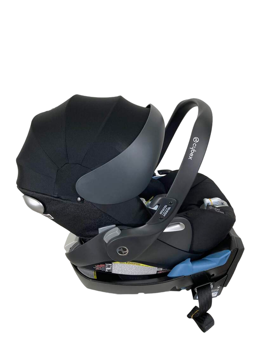 secondhand Cybex Cloud Q Plus Infant Car Seat, Stardust Black, 2023