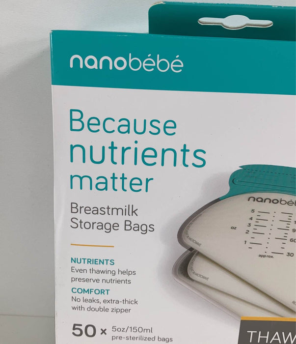 Shop Nanobébé Breastmilk Storage Bags 50-Pack at GoodBuy Gear