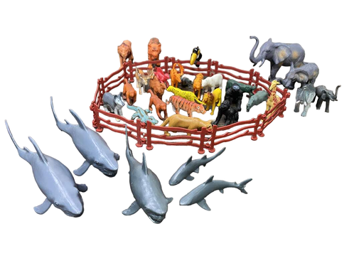 used BUNDLE Plastic Animals