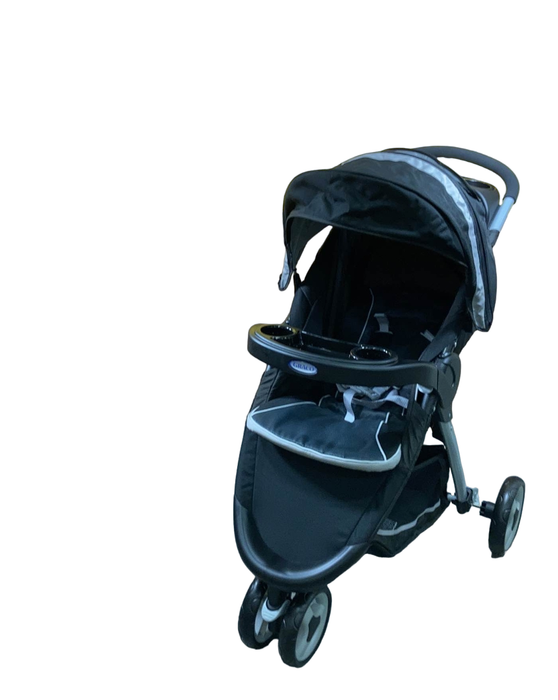 used Graco FastAction Fold Sport Click Connect Travel System, Gotham, 2022