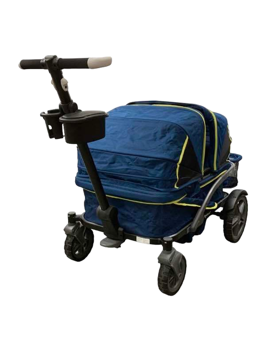 secondhand Gladly Family Anthem4 Classic 4 Seater All Terrain Wagon Stroller, Neon Indigo