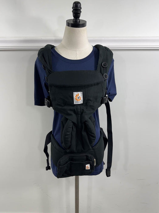 used Ergobaby Omni 360 Cotton Baby Carrier, Pure Black - HIDDEN NEW PHOTOS REQ 10/24