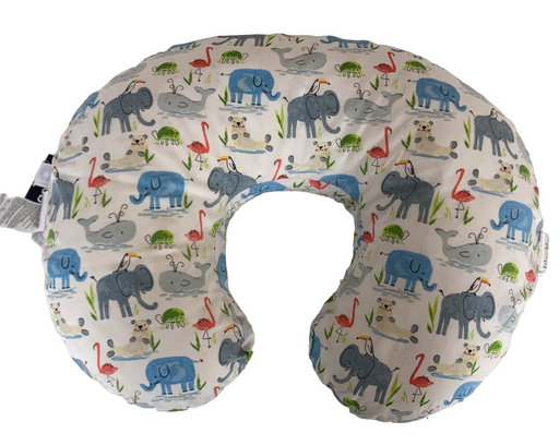 used Boppy Nursing and Infant Support Luxe Pillow, Peaceful Jungle